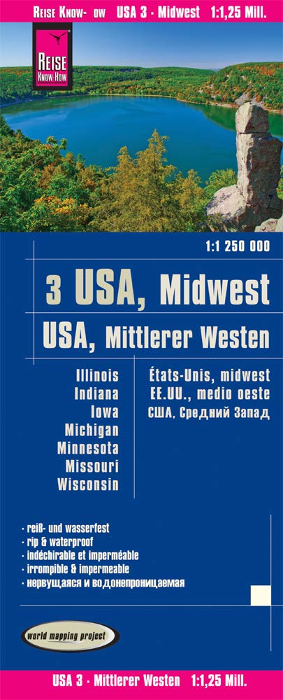 USA 3 Midwest (USA 3 Midwest (1.1.250.000): Illinois, Indiana, Iowa, Michigan, Minnesota, Missouri, Wisconsin)