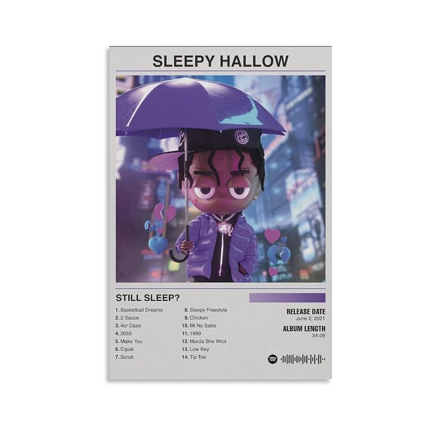 Amazon.co.jp: Sleepy Hallow still Sleep キャンバスポスター