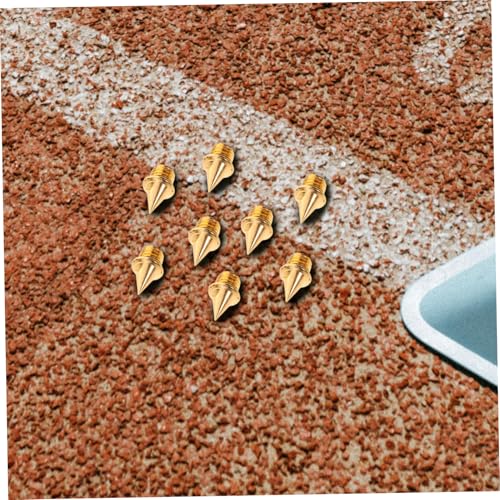 Mipcase 50pcs Steel Running Spikes for Track Shoes Lightweight Wear Resistant Replacement Spikes for Short Distance Sprinting High Jump Breathable Design for Enhanced Performance