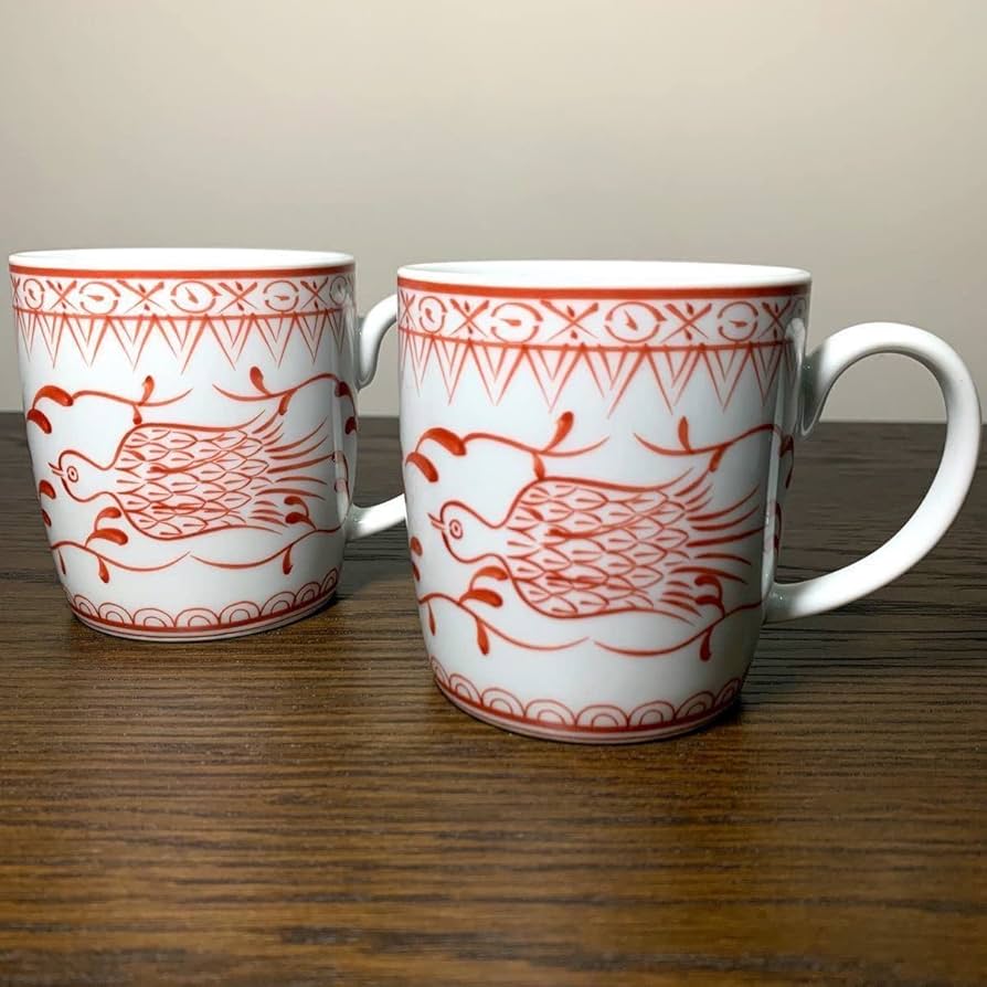 作家　陶芸作家　赤絵　渦巻き　スープカップ　マグカップ　ラテマグ 楽天市場】高台マグ 赤絵うさぎ 呉須青絵 龍 陶器 蔵珍窯 美濃焼