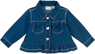 Chicco, Girls' Jeans Jacket, Denim Jacket, Designed in Italy, Newborn Clothing 0-24 Months and Girls