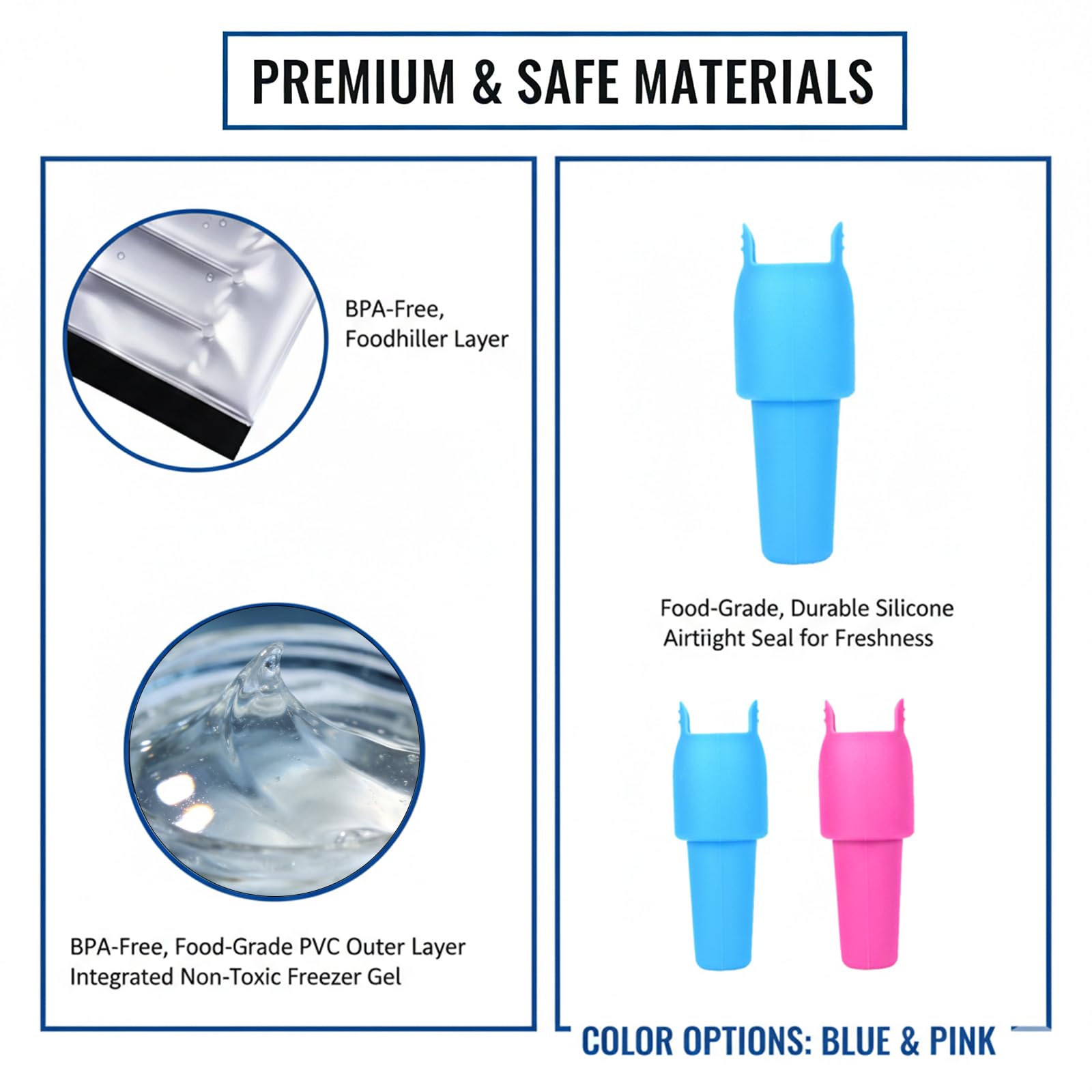Wine Bottle Cooler Sleeve, Reusable Ice Wine Chiller for 750ml Bottles, Flexible Gel Ice Pack, Keep Wine Cold for Travel, Picnic Party — Amazon image 3