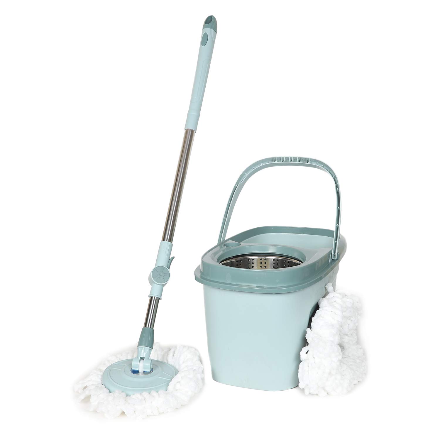 Spin Mop with Bigger Wheels for 360 Degree Cleaning