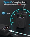 JOYO Mini Ampli de guitare électrique 5W Amplificateur Combo Bluetooth Rechargeable pour la pratique solo de chambre & Voyages, intégrés 4 Effets (Clean/Overdrive/Distortion/Réverb) (JA-05G)