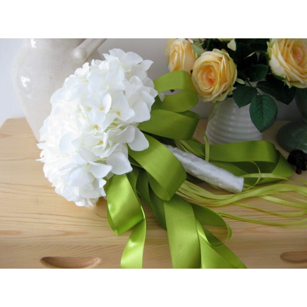 Fleurs en soie de mariage rouge et vert pour une cérémonie laïque