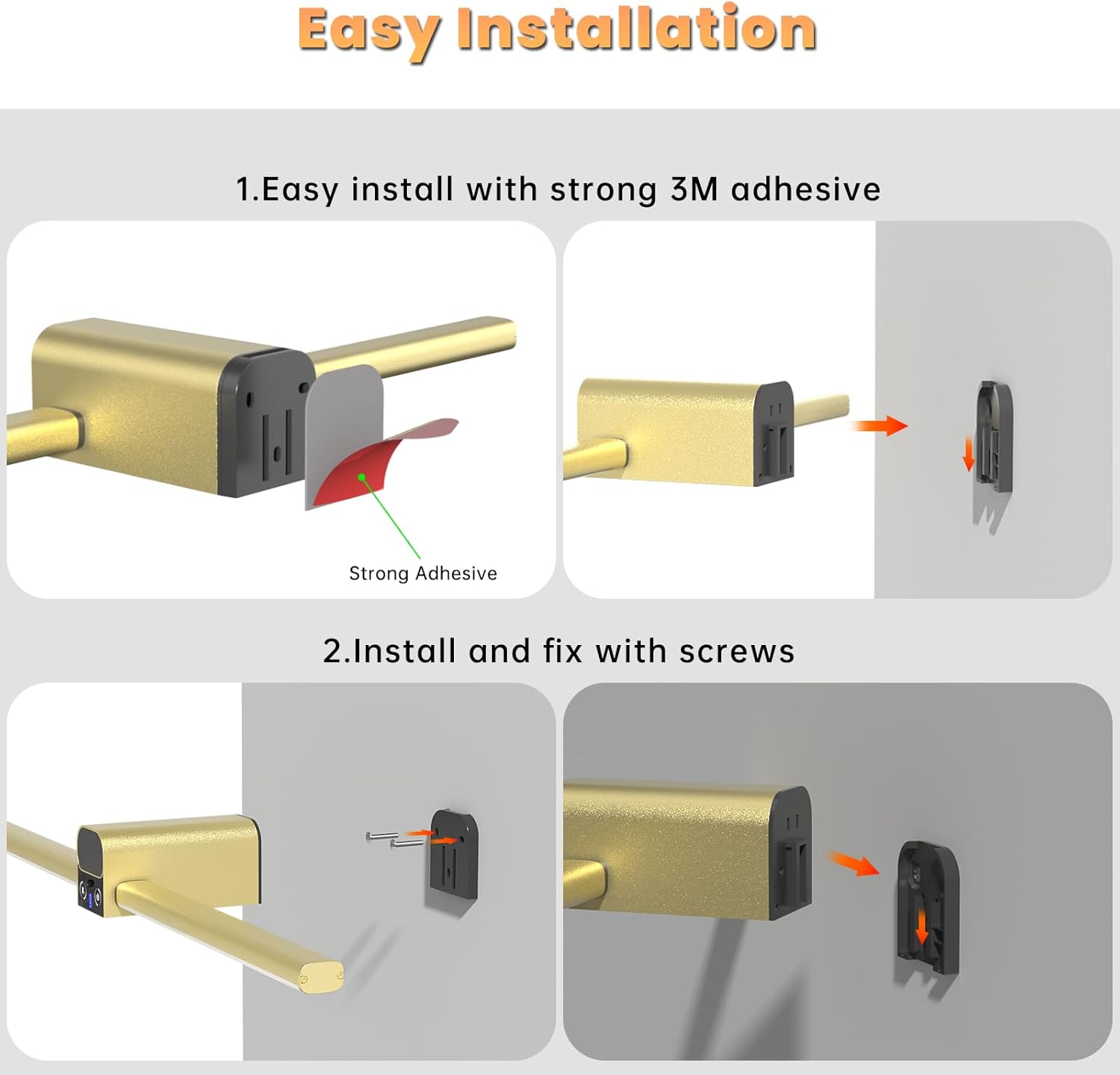 Lightbiz L900 Picture Light installation methods