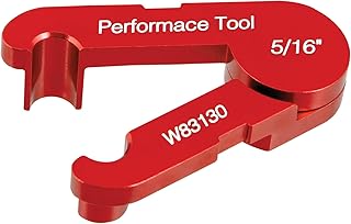 Performance Tool W83130 Anodized Aluminum Fuel Line Disconnect Tool, Fits 1990 to Current Ford and GM Vehicles with 5/16-Inch Fuel Lines