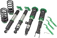 Vista 1 de Rev9 R9-HS2-142_2 Hyper-Street II Kit de bajada de suspensión de coilover, amortiguador mono-tubo con ajuste de rebote de 32 clics, longitud