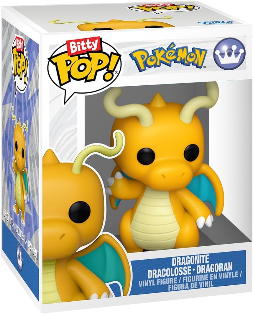 Funko Pop! Bitty Display: Pokemon - Poke Ball Display Shelf - Dragonite and Meowth - Gift Idea - Official Merchandise - Toys for Kids & Adults - Anime Fans - Arrange Total of 18 Bitty Characters