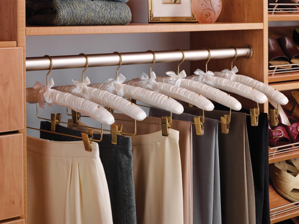 TAG Hardware 1 5/16 Inch Diameter Round Wardrobe Tube Closet Rod with End Supports (MATTE ALUMINUM, 35 3/4