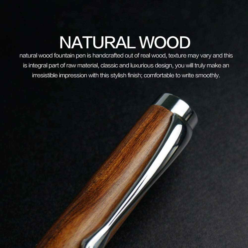 Walfront Penna a Sfera in Legno, Penne a Sfera Retrattili a