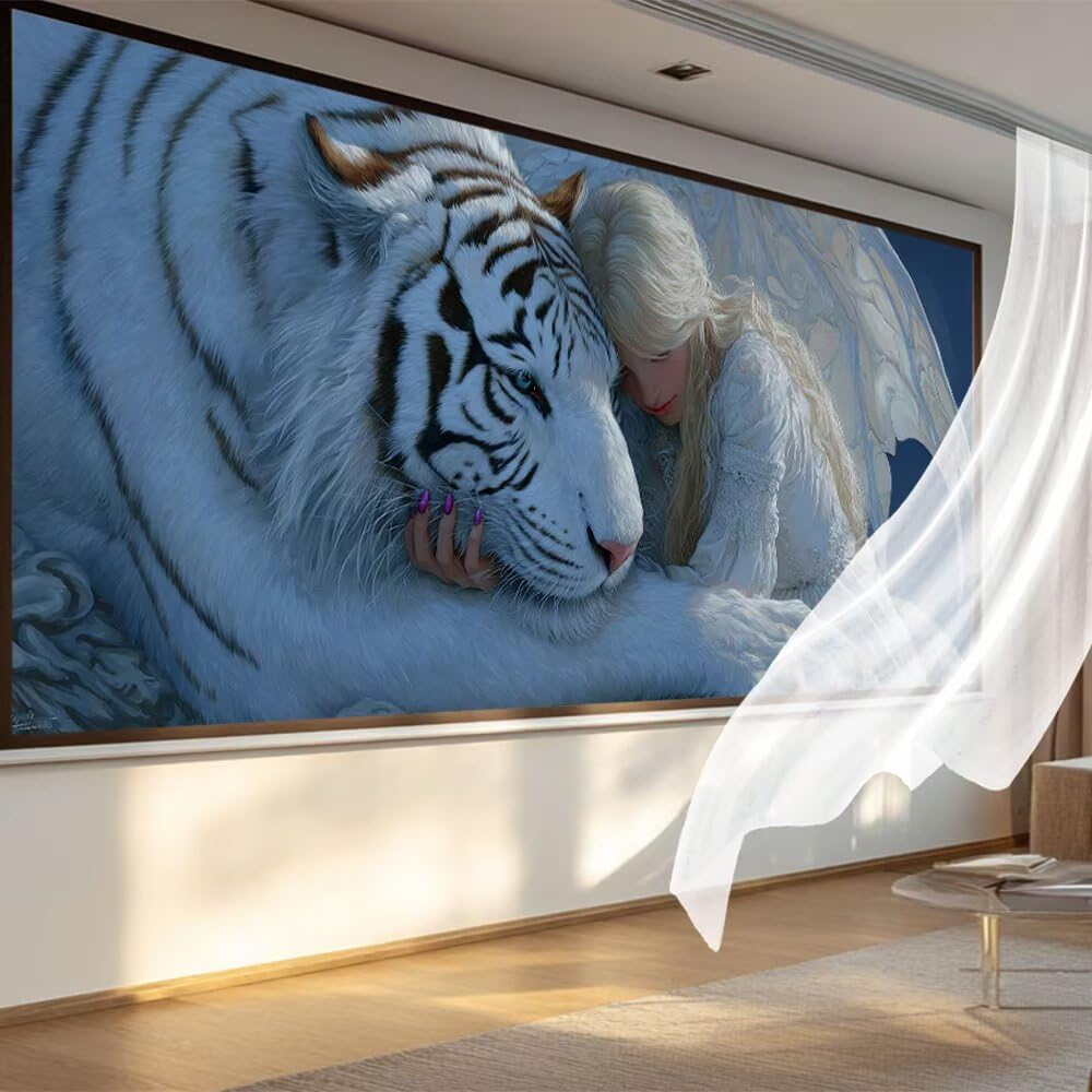 Diamentowe malowanie anioł sztuka diamentowa rysunek diamentowy 80 x 180 cm, obraz diamentowy pełny zestaw ścieg krzyżykowy DIY mozaika kryształ malowanie według numerów, dekoracje ścienne dla kobiet