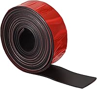 Vista 21 de uxcell Rollos de láminas de goma adhesiva de 1/4 pulgadas de alto x 0.79 pulgadas de ancho x 118 pulgadas de largo, tiras de goma sólida de neopreno