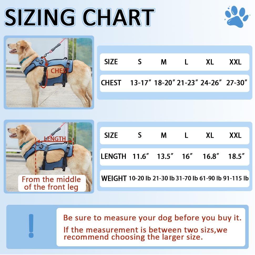 Coodeo Dog Lift Harness, Support & Recovery Sling, Pet Rehabilitation Lifts Vest Adjustable Breathable Straps for Old, Disabled, Joint Injuries, Arthritis, Paralysis Dogs Walk (Grey,XLarge) - Image 6