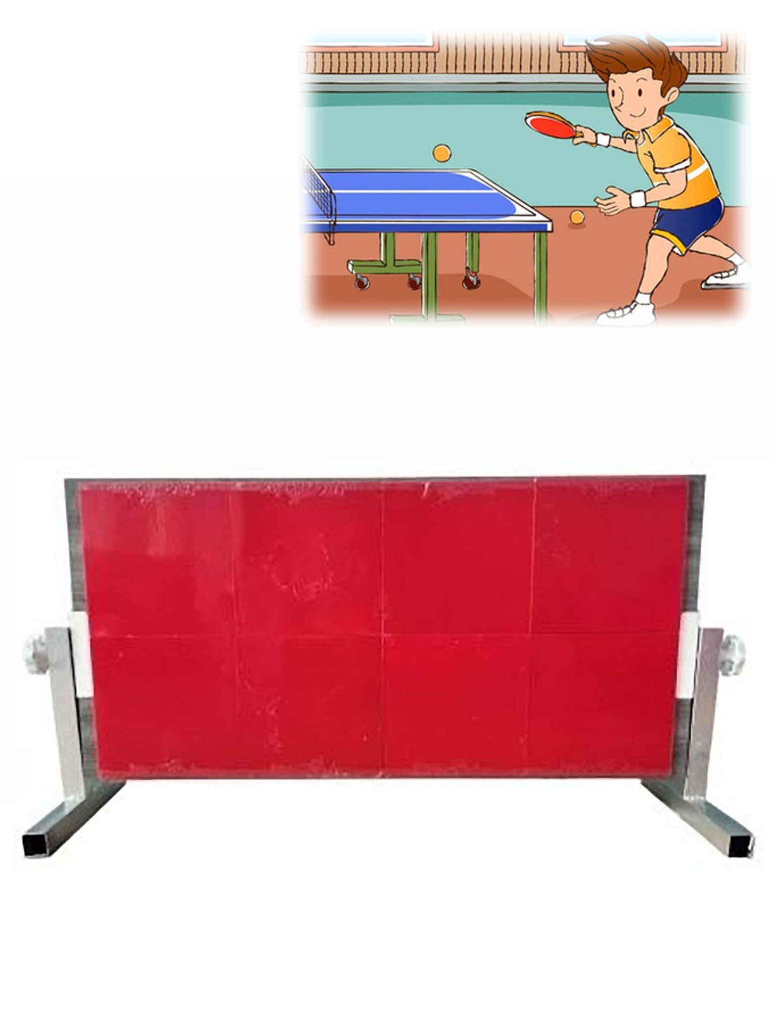 Tavola da ping pong, tavola da rimbalzo per allenamento indoor, 70 x 34 cm, perfetta per lo sparring e lo sviluppo delle abilità, strumento di pratica del ping pong
