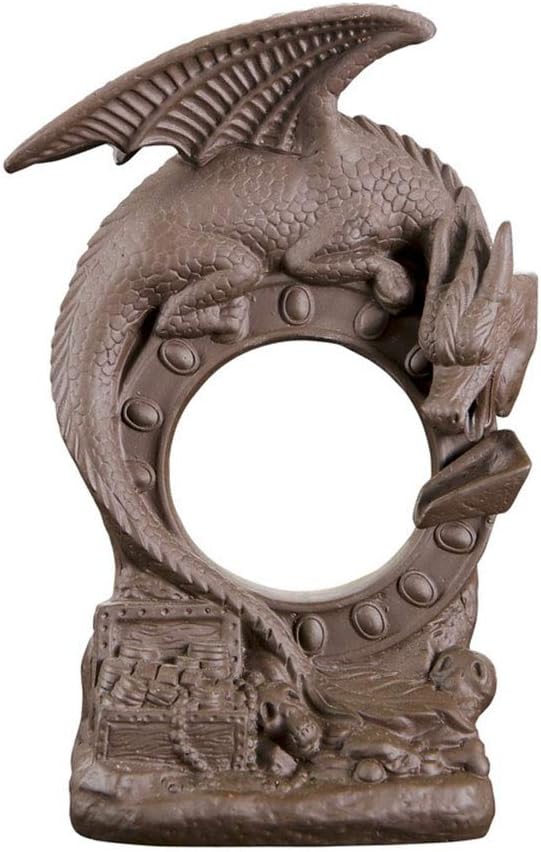 Oncpcare Ceramic Dragon Aquarium Decor, Vivid Aquarium Ornament Legend Fish Tank Decoration Mysterious Aquarium Decoration Accessories Desktop Decor