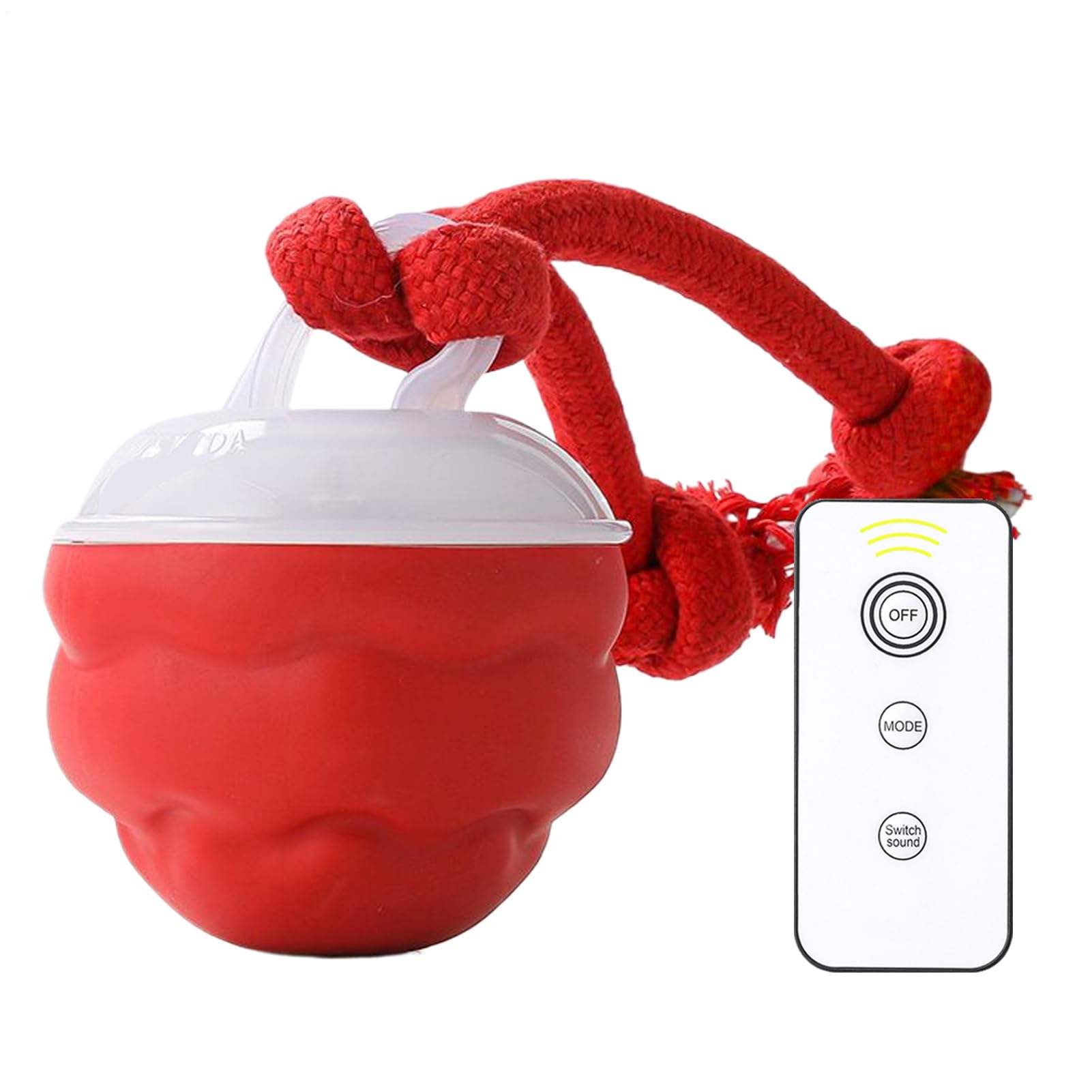 Balle interactive pour chien rotative et résistante pour l'entraînement à la maison