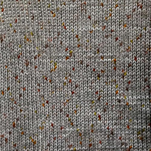 Image of Makromecity Softee Baby Yarn,%100 Premium Anti-Pilling Acrylic, 3.5 Oz, 273 yd (100gr /250 mt), Soft Yarn for Crocheting and Knitting (Grey Tweed, 3 Skeins)