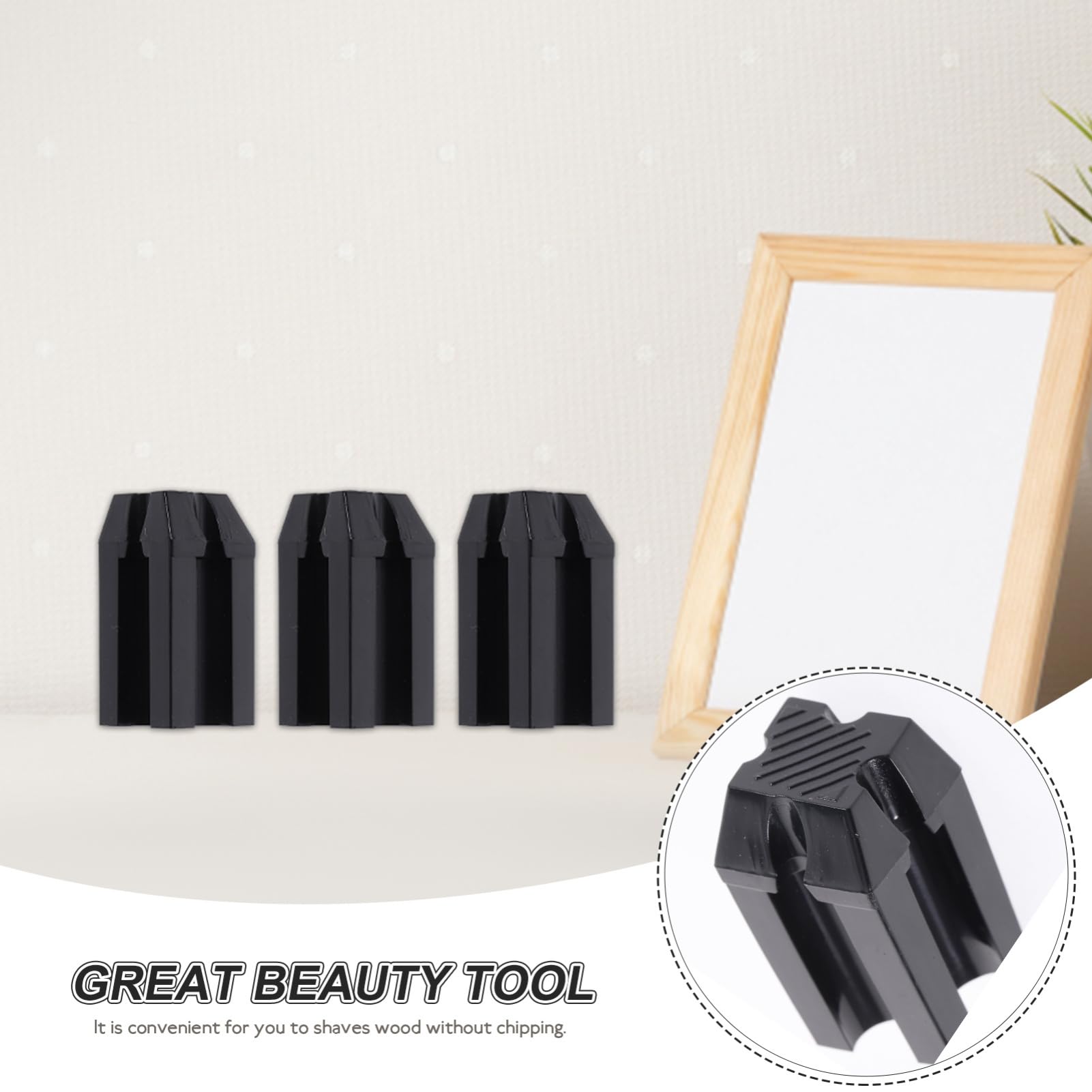 Didiseaon 12piezas Sacapuntas De Lápiz De Maquillaje Sacapuntas De Cosmético Para Lápiz De Ceja y Labios Diseño De Cuatro Estilos Herramienta De Belleza Negro