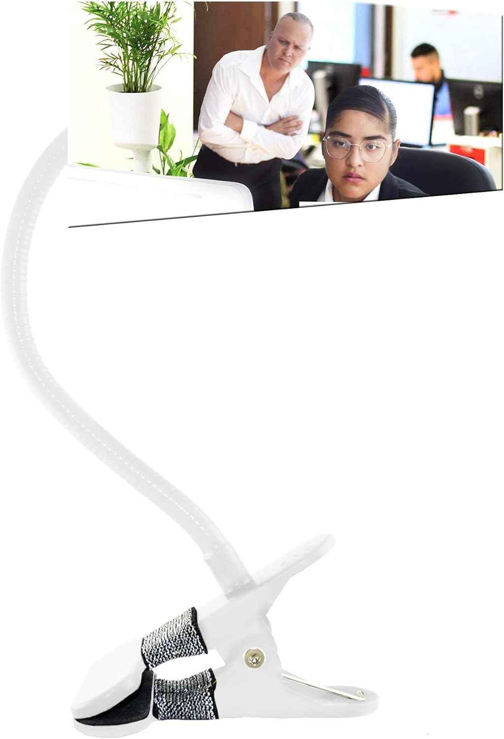 Quazix Clip On Desk Mirror, Cubicle Mirror for Office