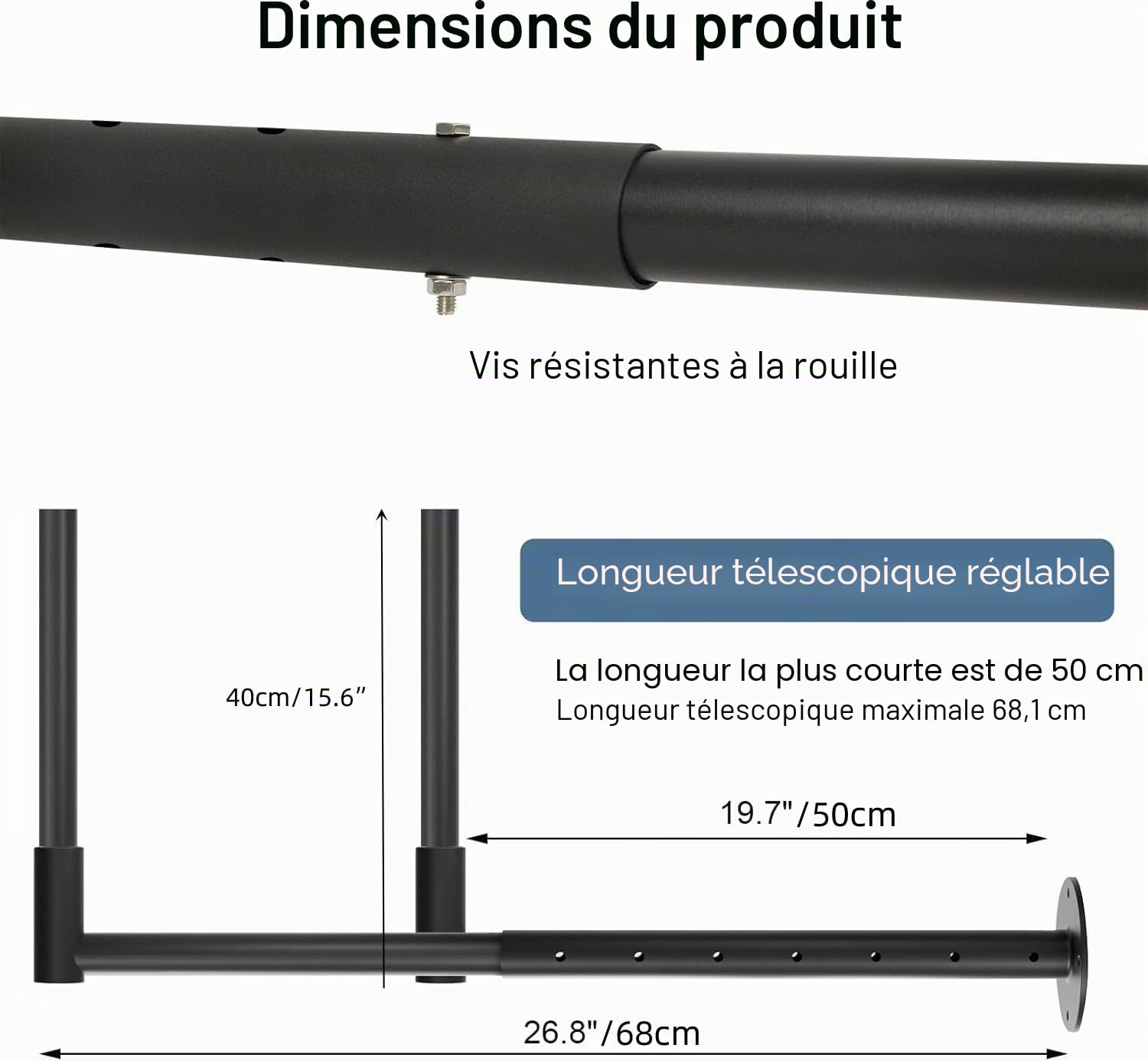 LIROPAU Mount Compatible avec Starlink V3, Support de Toit Vertical Compatible avec Starlink Gen 3 avec Adaptateur de Montage Support Mural Compatible avec Star-Link Gen 3 Dishy
