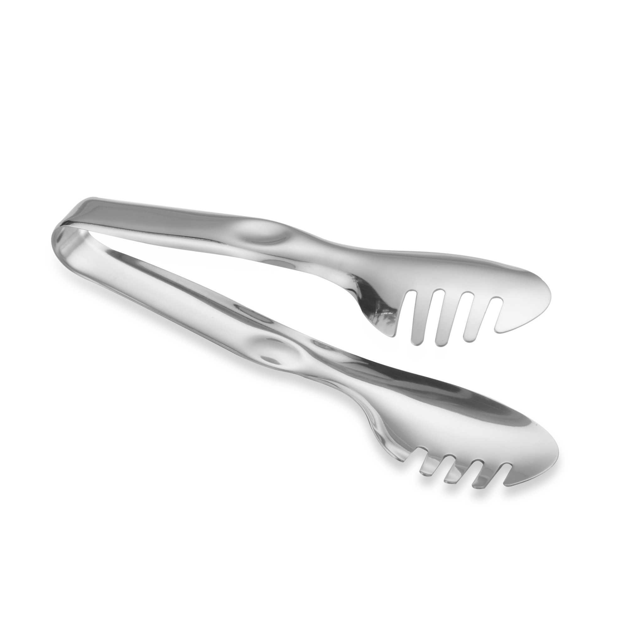 8-1/2" Stainless Steel Pasta Tongs by Tablecraft – 8-1/2-Inch, Stainless Steel, Silver, Model 4401