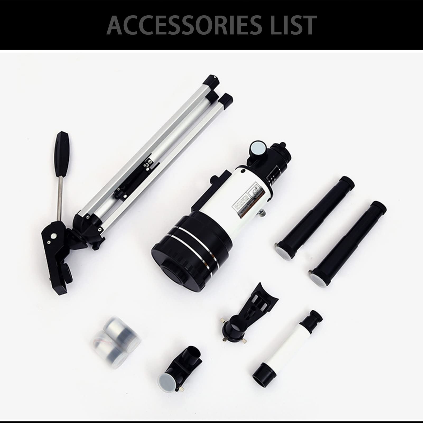 SDFK Telescopios para Adultos De Astronomía, Telescopio Refractor De Longitud Focal De 300 Mm De Apertura De 70 Mm para Niños Principiantes, Telescopio Portátil con Trípode