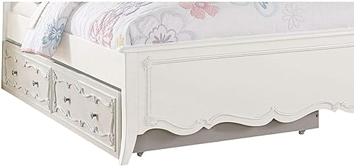 ACME Furniture Edalene - Cama nido, blanco perla, individual