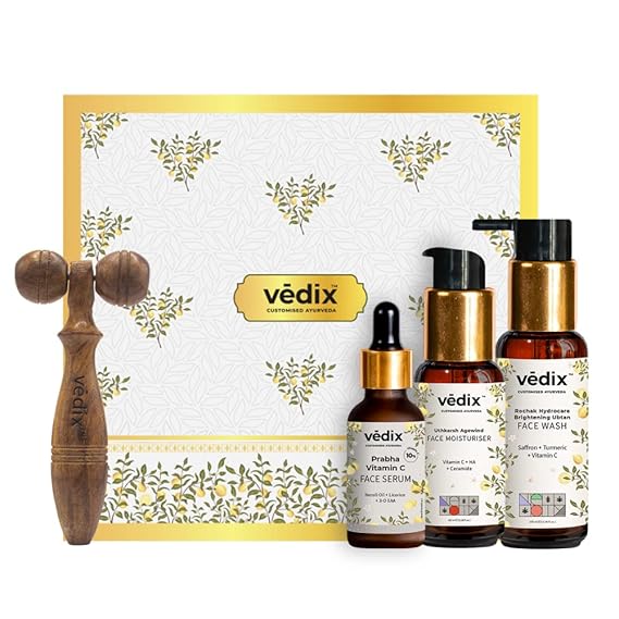 Vedix Vitamin C Skin Care Kit, Skindulgence Ayurvedic kit With Vitamin