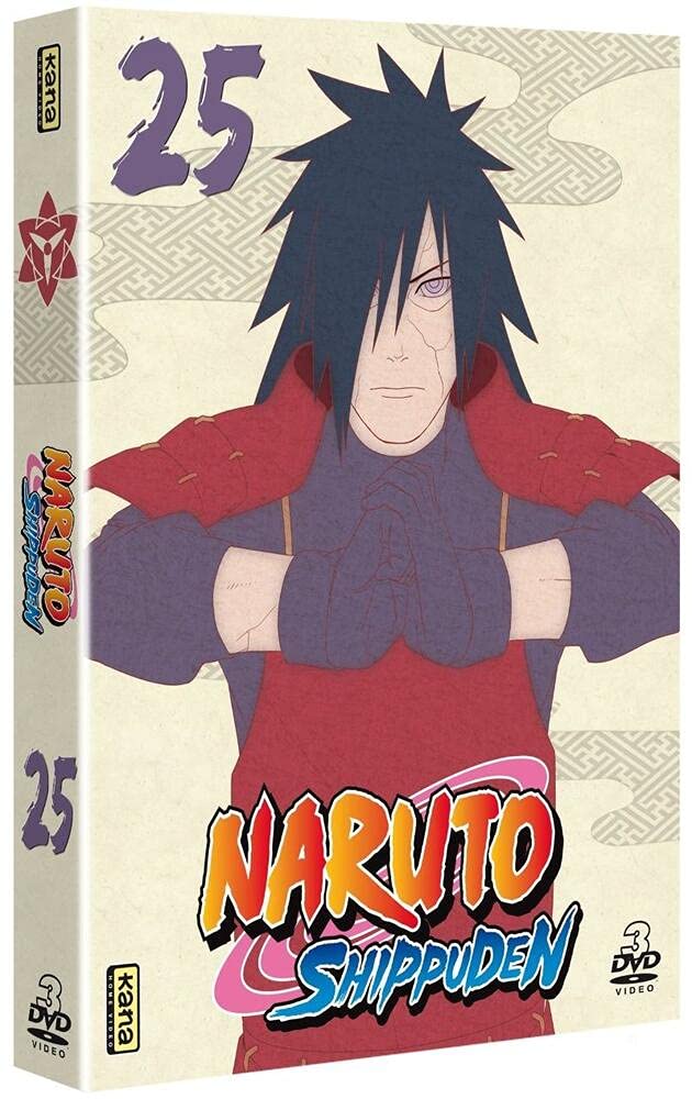 Naruto Shippuden Vol 25 DVD original importado para amantes del anime en formato físico