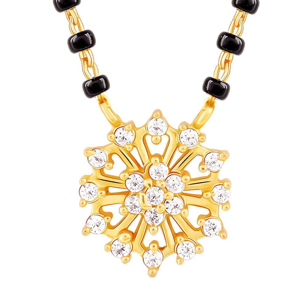 GIVA 925 Silver Golden Full of Promise Mangalsutra| Necklace to Gift Women & Girls | With Certificate of Authenticity and 925 Stamp | 6 Months Warranty* (B0CX1MBG79) Amazon Price History, Amazon Price Tracker
