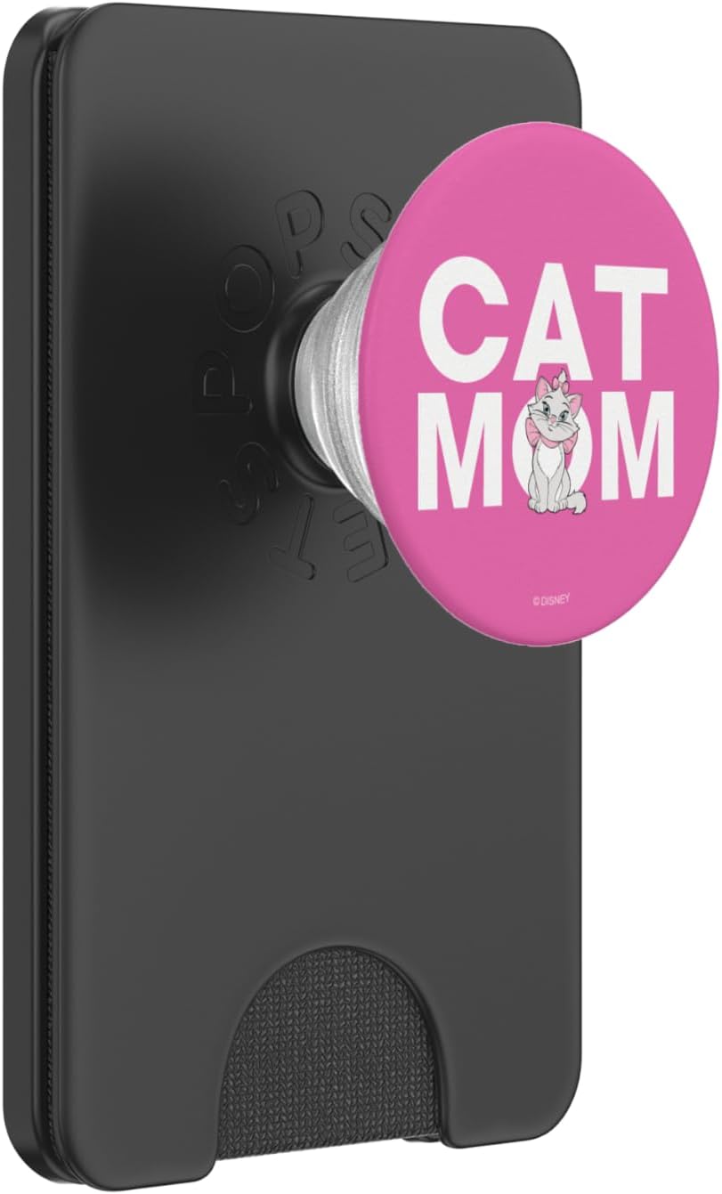 Disney The Aristocats Marie Cat Mom Hot Pink PopSockets PopWallet for MagSafe