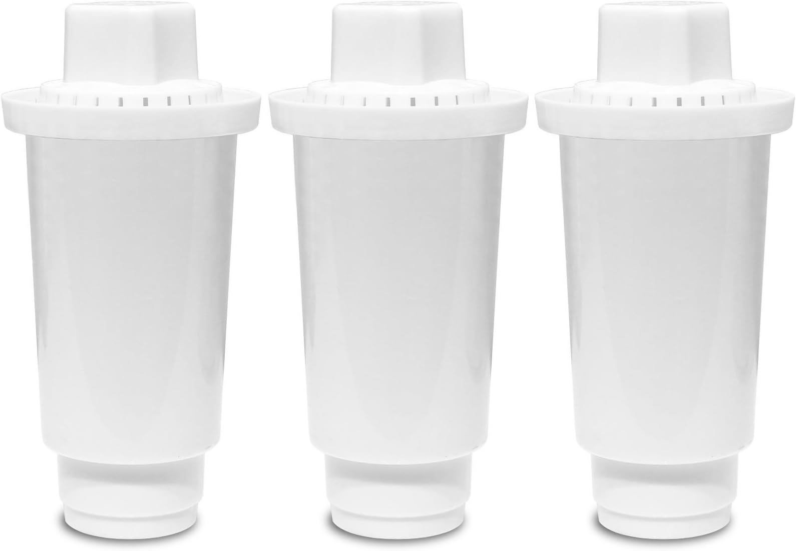 Replacement Water Filters, Alkaline Water Filter Replacement, Ionized Water Filter Cartridge, Reduce Chloride, hard metals, increase pH,7 Stage, used for Pitcher - 3-Pack