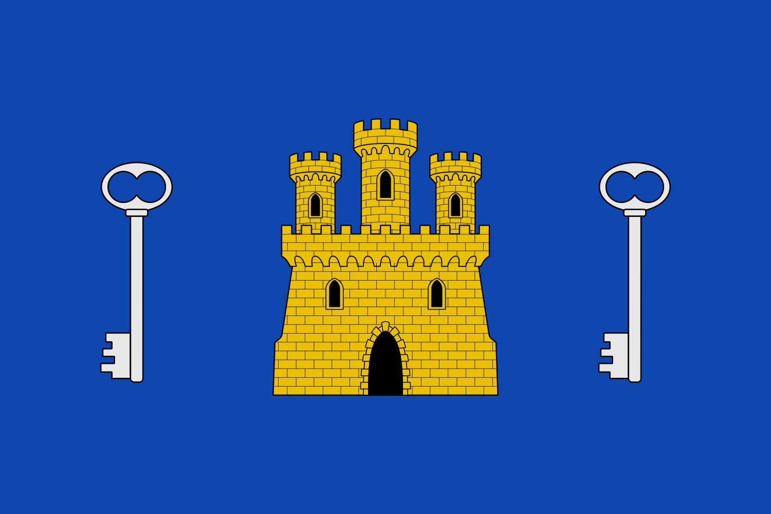 Drapeau Castell de Guadalest la grand format pavillon historique Espagne