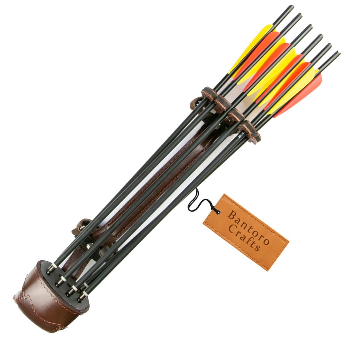 Pelle Tiro Con L'arco Faretra Fibbia Tipo Archi Frecce Holder Box Outdoor Tiro Caccia Rack Separatore
