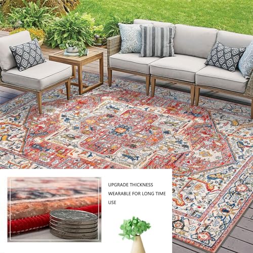 Alfombra de exterior de terciopelo de cristal lavable 5