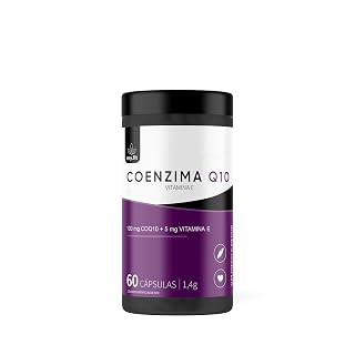 Coenzima Q10 100 mg por softgel com Vitamina E — 60 doses