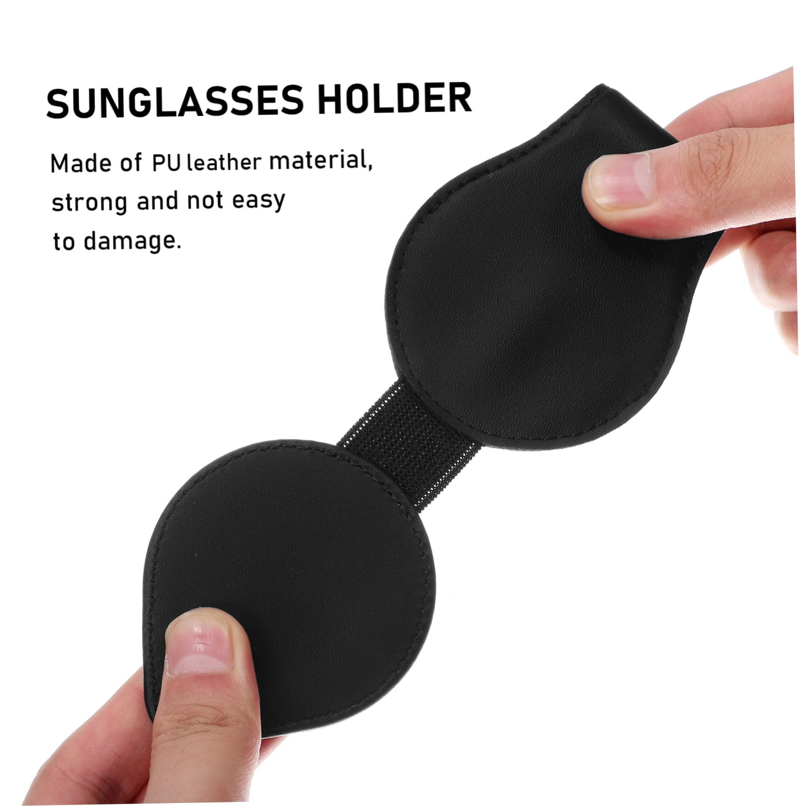 Gatuida 6stücke Magnetischer Brillenhalter Für Auto Pu Leder Sonnenbrillen Halterung Für Sonnenblende Für Brillen Visitenkarten Und Tickets
