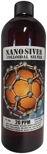 Miniatura 6 de The Best Nano Silver - Suplementos minerales de plata coloidal de 68 onzas 20 PPM líquido de plata coloidal