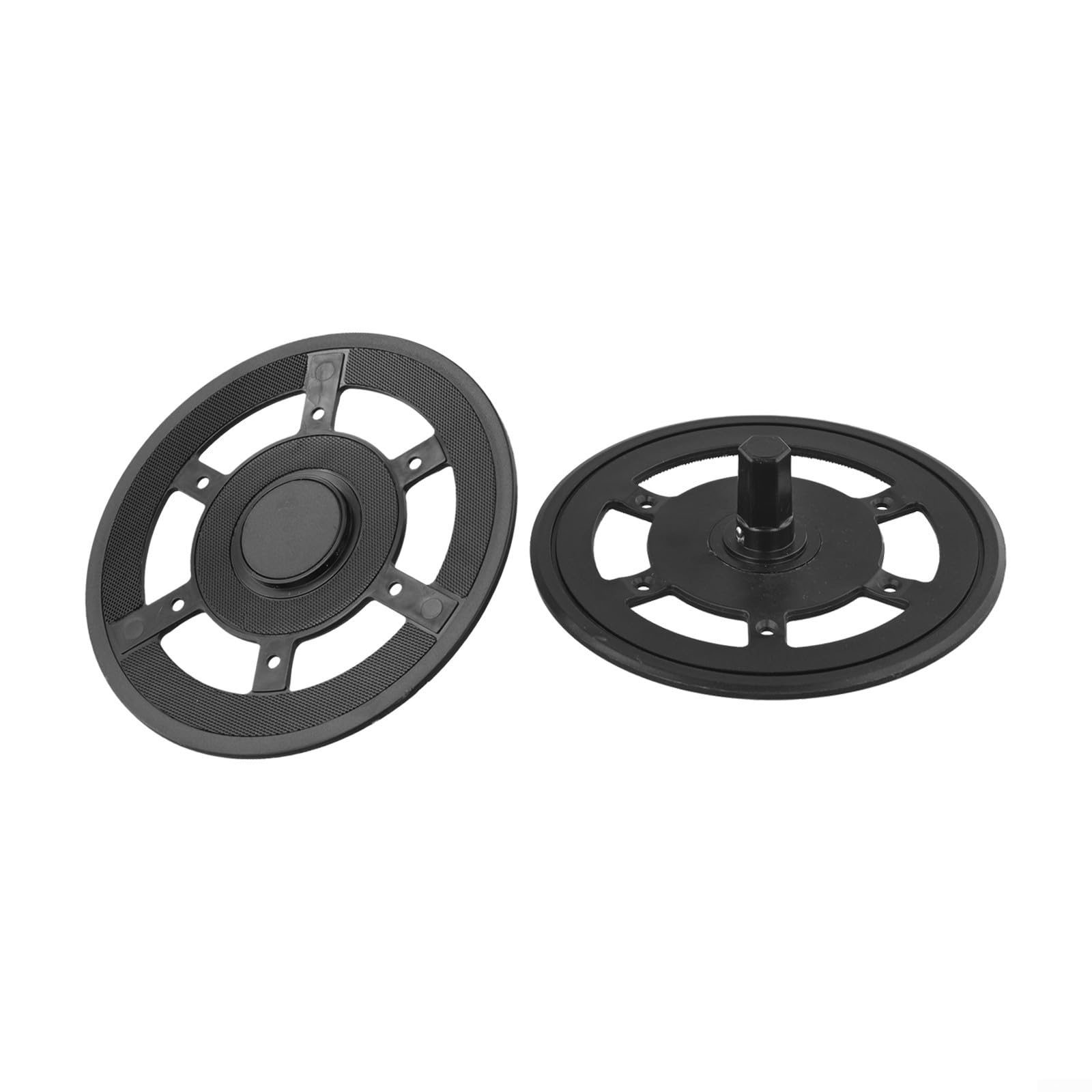 Black Mop Holder Bracket for Models, Easy Install Spare Part Accessory for Robot Vacuum Cleaner Floor Mopping, High-Quality Plastic, Set of 2