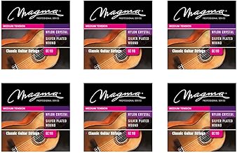 Magma Classical Guitar Strings Normal Tension Special Nylon - Silver Plated Copper (GC110) (6 Sets)