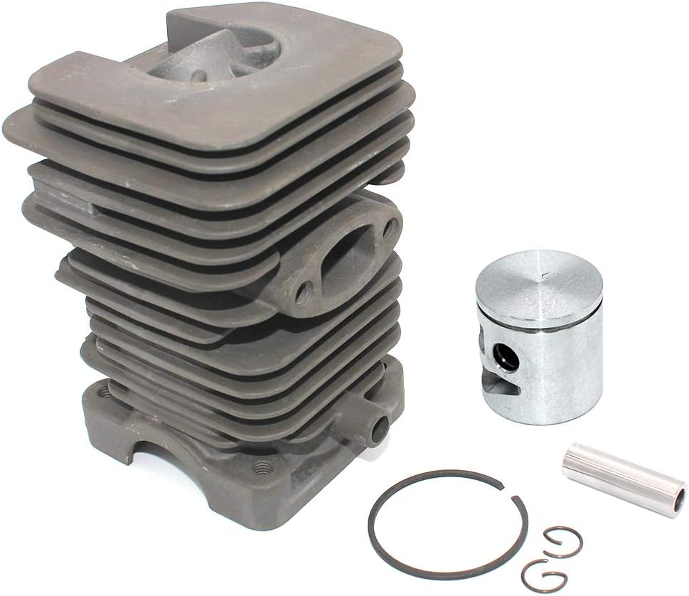 Nikasil Cylinder Piston Kit 41mm For Poulan Chainsaw P3314 P3314WS P3314WSA P3416 P3516PR P3818AV P4018 P4018AV P4018AV-BH P4018WM P4018WT P4018WTL PP3516 PP418AVHD PP4218AVL PPB3416 PPB4018 S1970