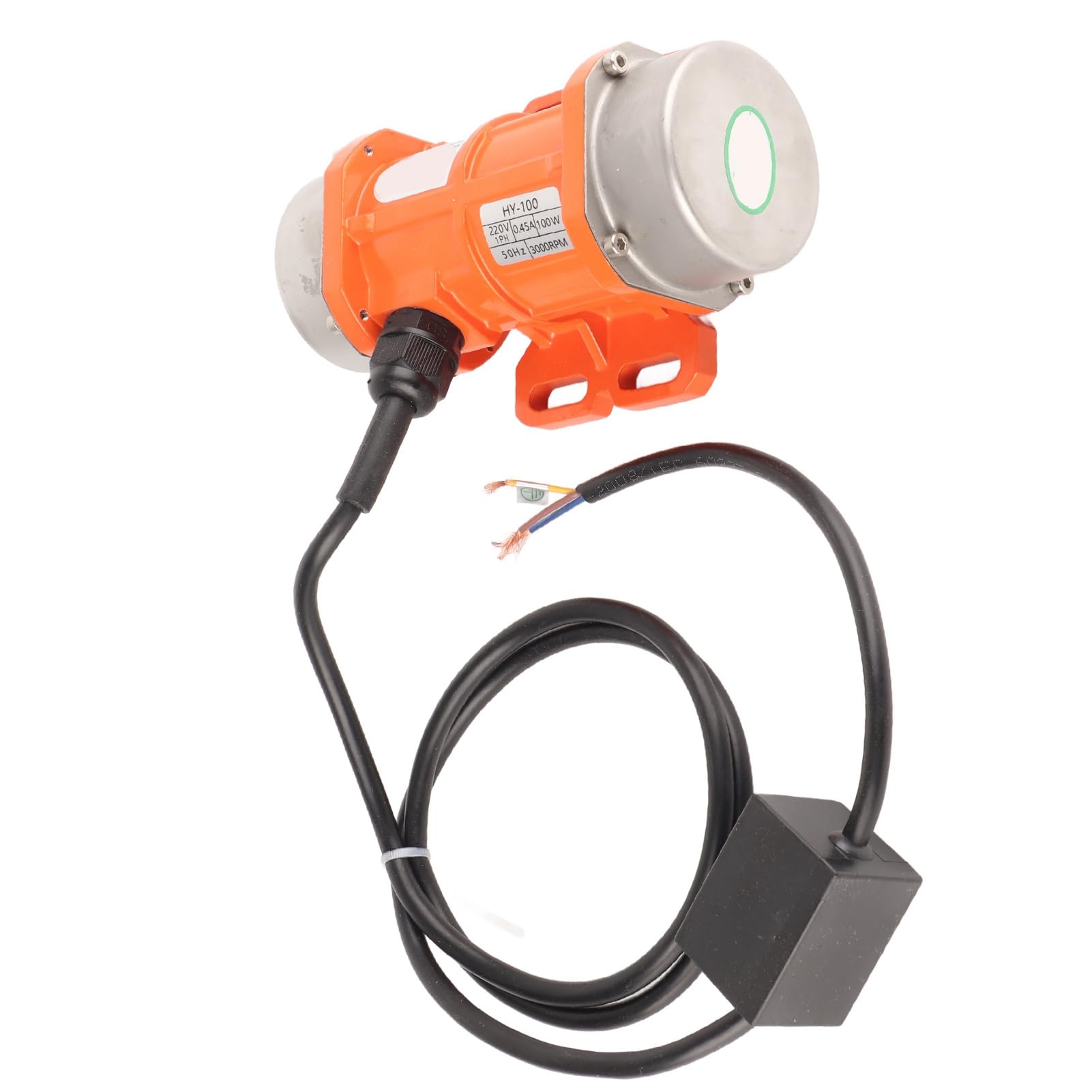 Motor Vibratorio con Carcasa de Aluminio de 220 V, 3600 RPM, Vibración Monofásica IP66, Hormigón Asíncrono Impermeable L Handlin S Caja de Aleación de Aluminio 3000 RPM para Mesa