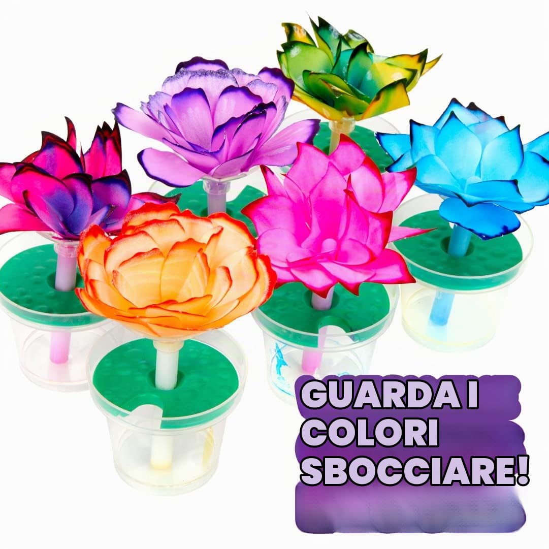 Crayola Paper Flower Science Kit, Color Changing Flowers, Gift for Kids Ages 7, 8, 9, 10