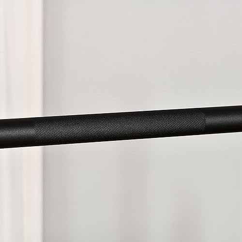 Miniatura 8 de Soozier Soporte eléctrico con barra de dominadas y estante ajustable para pesas, equipo de entrenamiento de fuerza de torre de energía de alta