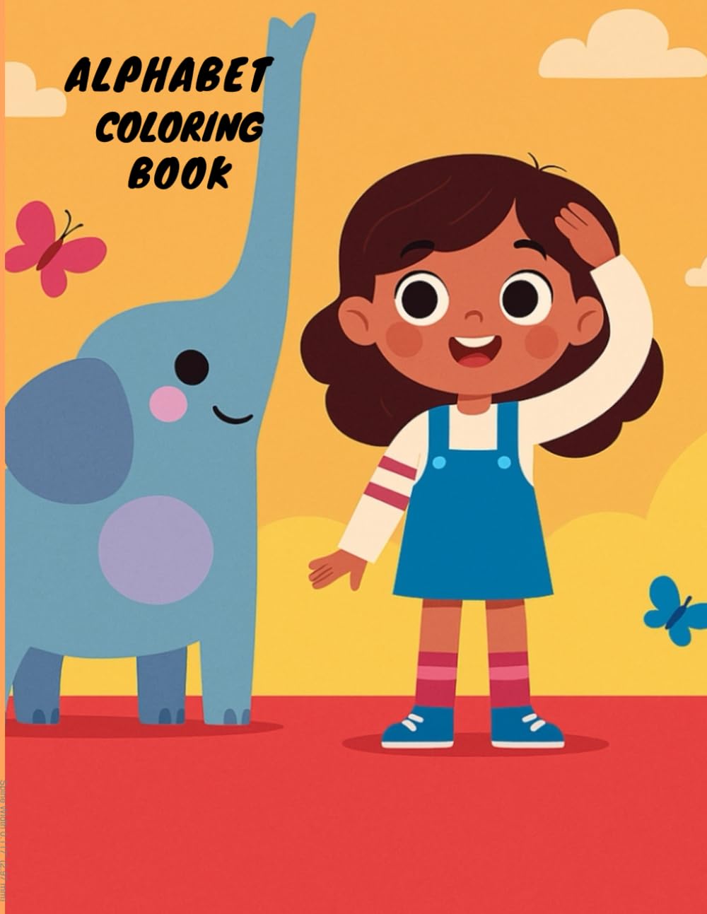 Alphabet A to Z Coloring Book For Kids: Trace letters, Learn ABC, and have fun - Preschool Workbook