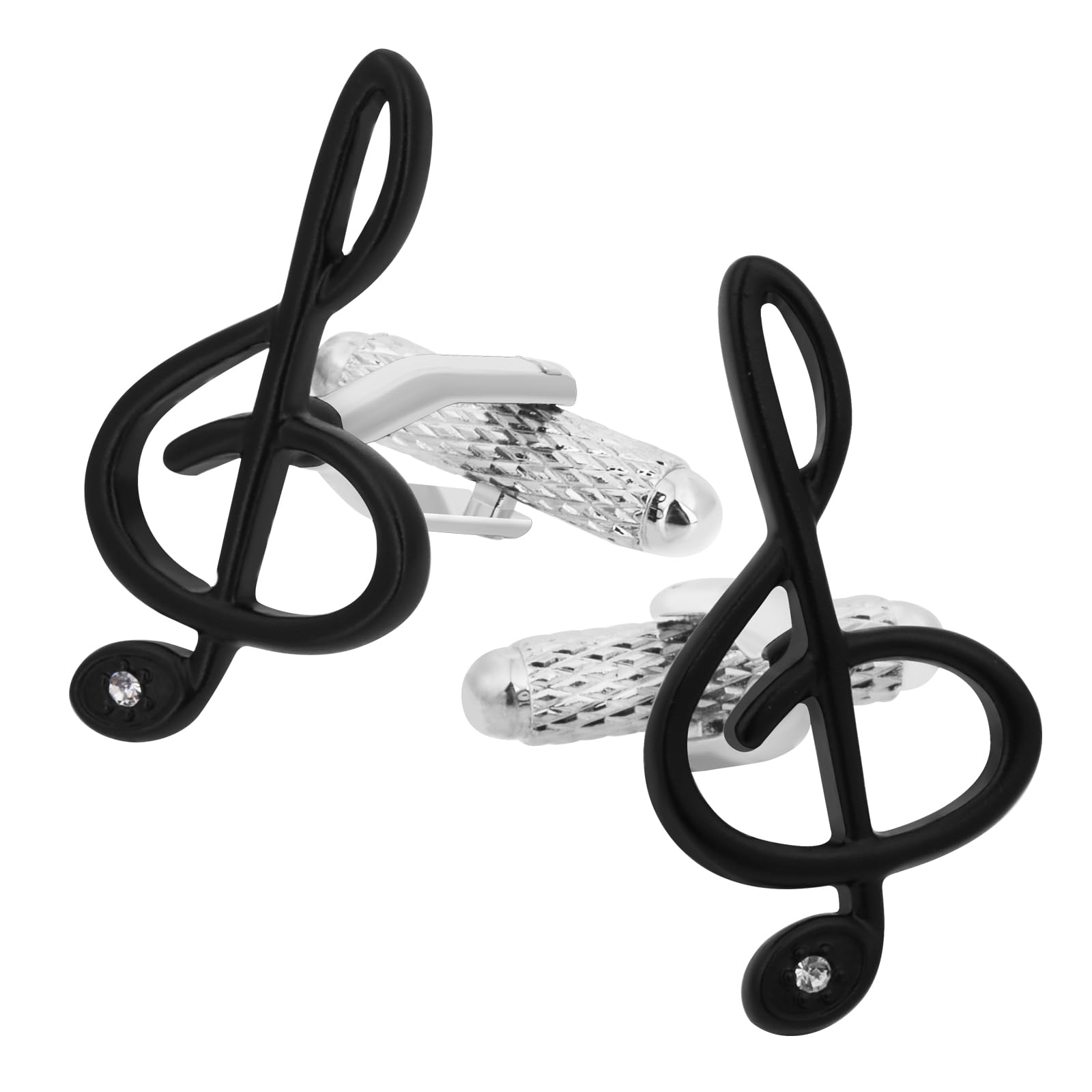 HAWSONBlack Music Cufflinks For Men With Gift Box