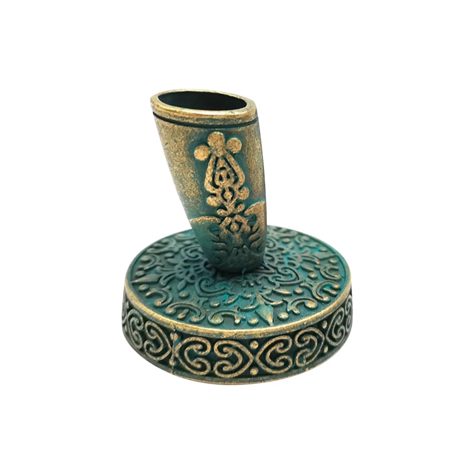 LADFRTYU Fountain Pen Holder Insertion Pen Holder Metal Round For Feather Quill Dip Pens Office Supplies Stationery 1 Piece(Color-02)
