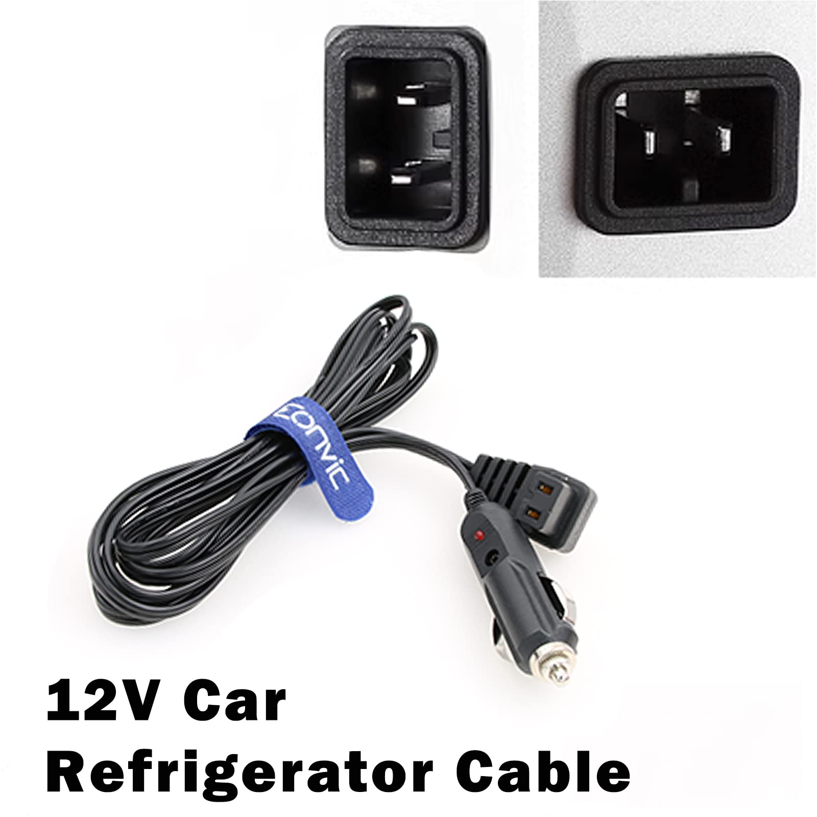 SZRMCC Cavo accendisigari 12 V DC a 2 pin Cavo di prolunga per auto frigo Mini frigorifero Wagan EL6214 (angolo destro 3M