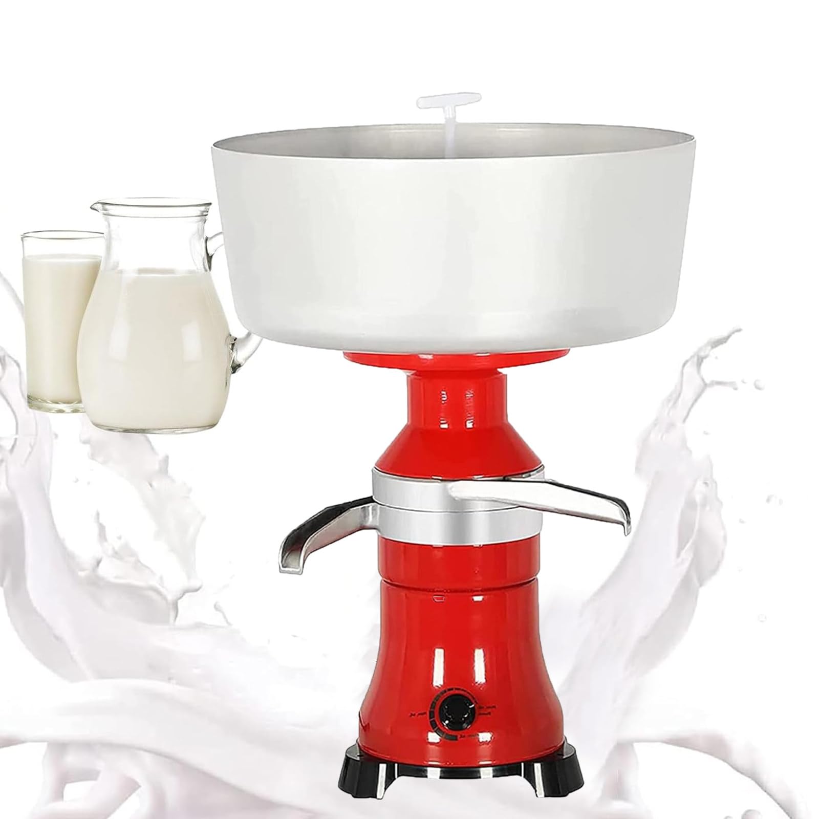 Elektrische Milchzentrifuge Separator, Elektrischer Milchcremeabscheider, Milch Zentrifuge, 80 L/H, Entfernbar, Einfach Zu Reinigen, Für Käse Und Butter Aus Ziegen-, Kuh- Und Pferdemilch